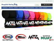 Tablet Screenshot of muaythai-boxing.com